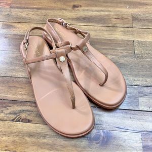 Cole Haan 8 nude sandal strap